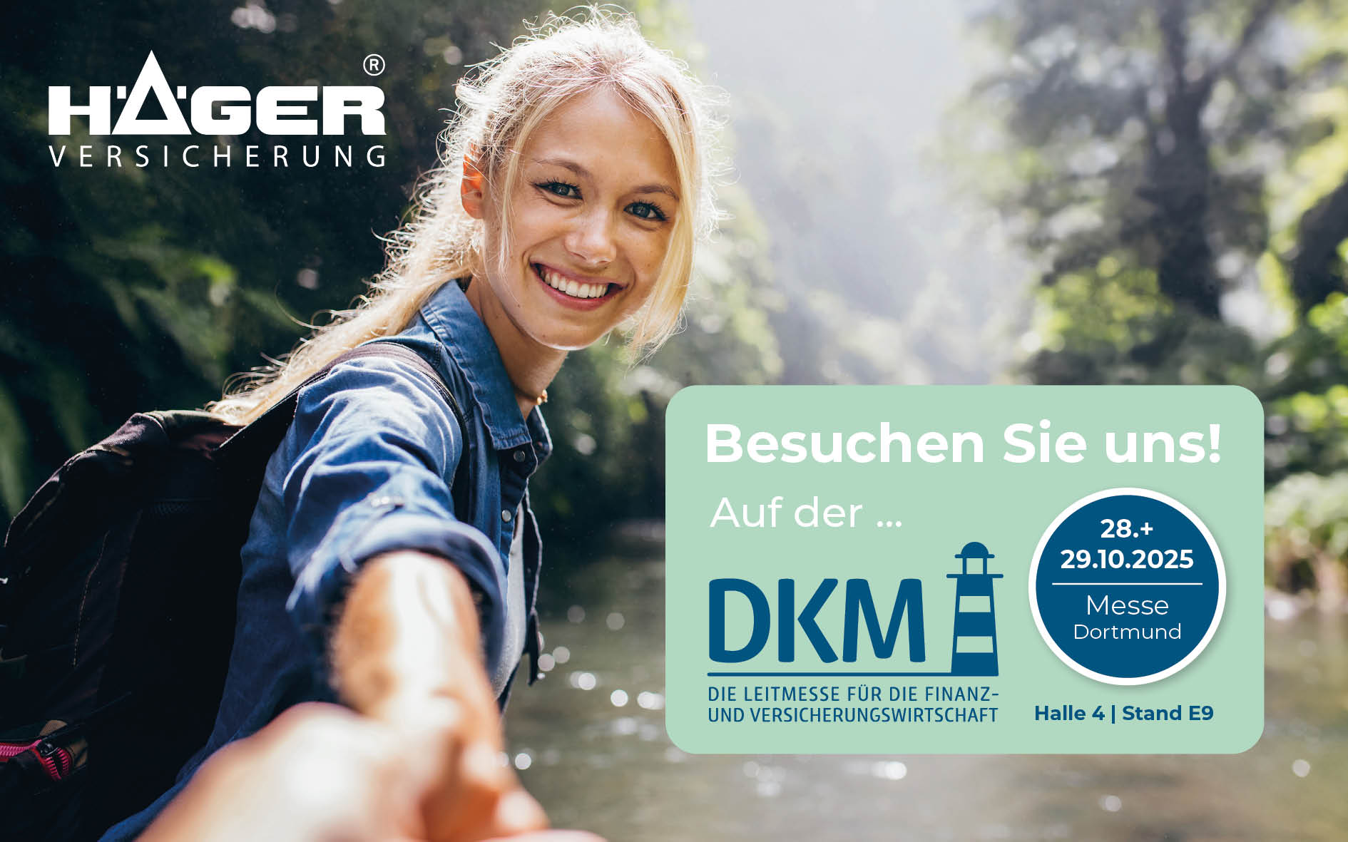 Besuchen sie uns auf der dkm 160x100