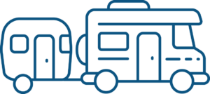 Pikto InVANtar Kombi Icon blau